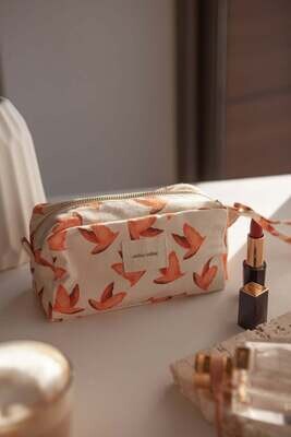 Atelier Bobbie | Romy Make-Up Bag or small vanity case 18cm - 100% cotton made in Portugal