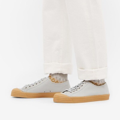 Novesta | LAST ONE in 46 - Star Master - Grey-blue transparent - Organic cotton and rubber sole Novesta | LAST ONE in 46 - Star Master - Grey-blue transparent - Organic cotton and rubber sole