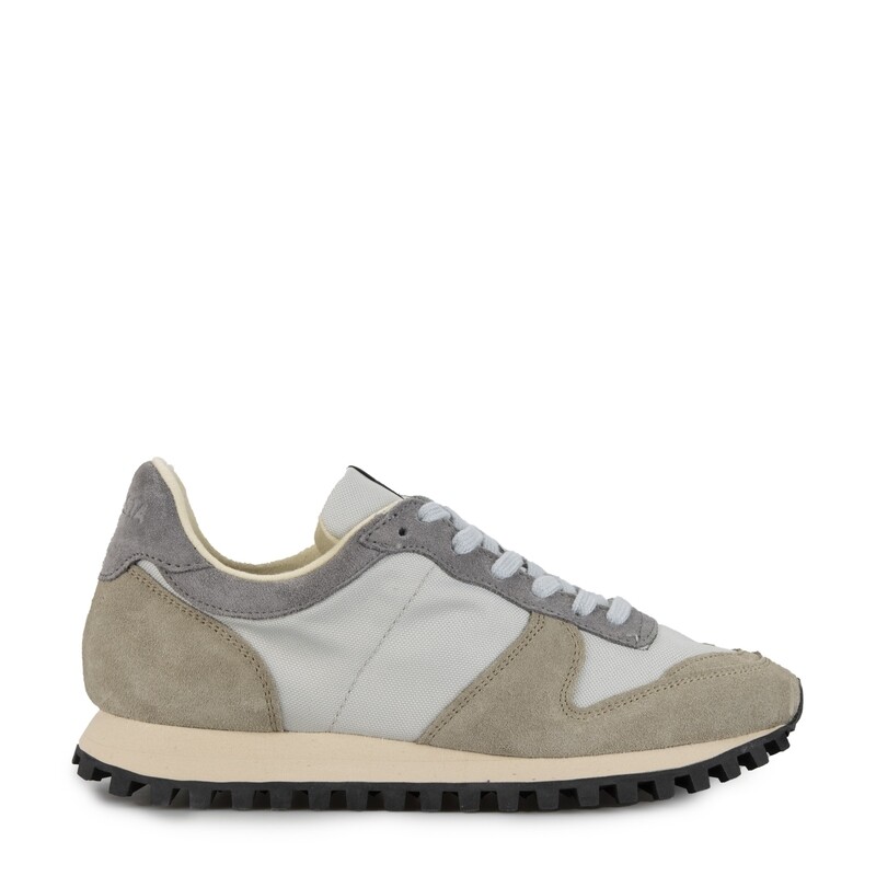 Novesta | LAST ONE in 45 - Sneaker Marathon Trail - Grey Beige - suede and nylon with natural rubber sole