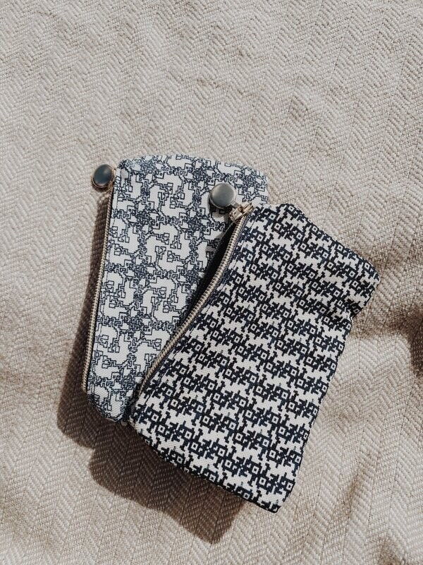 Nyra Design | Mel Mini Coin Pouch - available in three different patterns - organic cotton