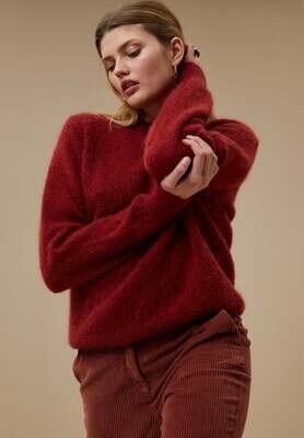 By-Bar | Alpaca Wool Pullover - Bottled wine (made in Italy)