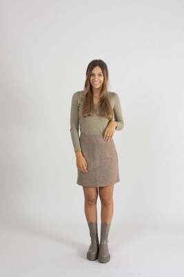 Näz | Guarda Wool Skirt - Sand/Light brown (only one left - a size 40/L)