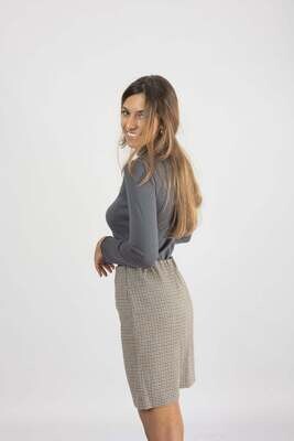 Näz | Guarda Wool Skirt - Pied de Poule Näz | Guarda Wool Skirt - Pied de Poule