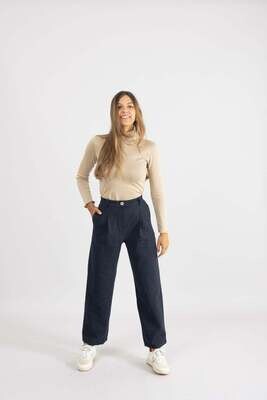Näz | Wool Trousers - Indigo blue (also available in natural beige wool)