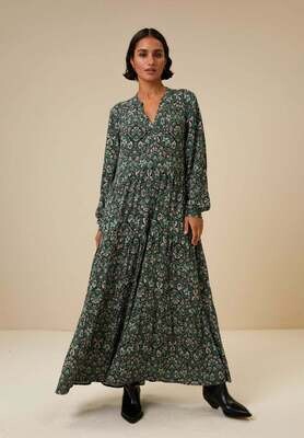 By-Bar | Julia Jodhpur Dress Green - 100% ecovero viscose - made in Turkey (last two - sizes S & M)