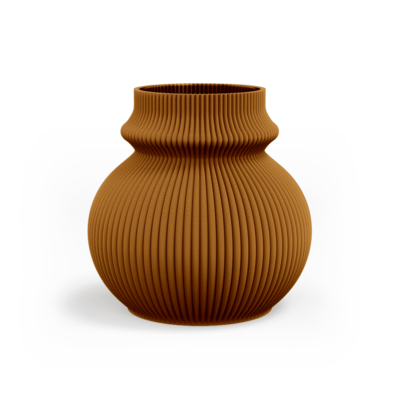 Sheyn | Zayl Vase 12cm Cinnamon - made in Vienna, Austria from PLA 100% recyclable and eco-friendly