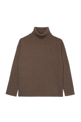 Bsides Handmade | Turtleneck Merino Pullover - Brown - 100% merino wool - made in Poland Bsides Handmade | Turtleneck Merino Pullover - Brown - 100% merino wool - made in Poland
