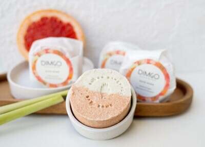 Dimgo | Bath bomb - Fresh as it gets - blood orange and lemongrass