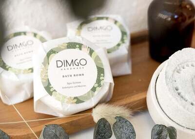Dimgo | Bath bomb - Spa-licious - Eucalyptus and marjoram