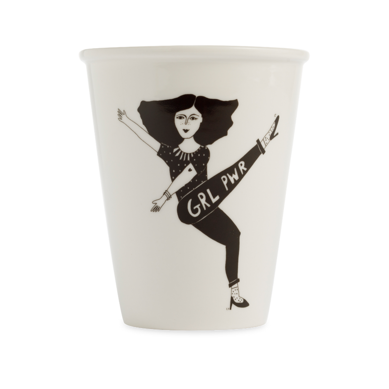 Helen b | Girl power - Porcelain Cup Helen b | Girl power - Porcelain Cup