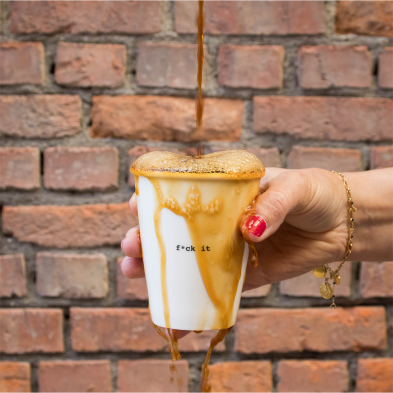 helen b | f*ck it - Porcelain Cup