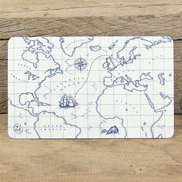 Bow & Hummingbird | Breakfast board - Treasure world map Bow & Hummingbird | Breakfast board - Treasure world map
