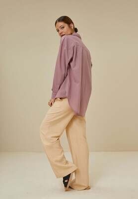 By-Bar | Elia cotton blouse - Violet shade
