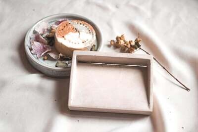 Soap Tray Zag - made of porcelain - pink