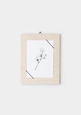 Inkylines | Magnolia - A6 (postcard) with or without wooden frame