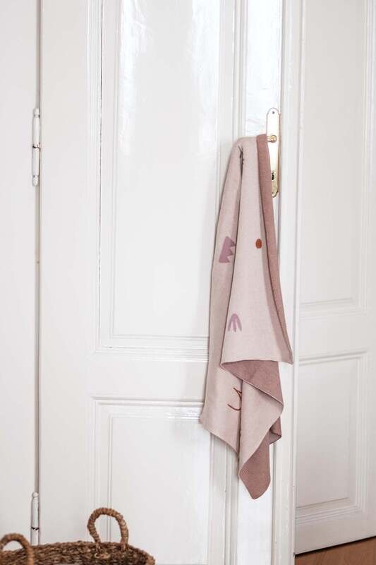 Little otja | Baby blanket forest - 80 x 100 cm - 100% organic cotton