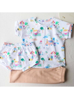 Buscando a Olivia | LAST ONE in 12-18m - Ice cream short sleeve T-Shirt - organic cotton OEKO-TEX - printed & made in Spain Buscando a Olivia | LAST ONE in 12-18m - Ice cream short sleeve T-Shirt - organic cotton OEKO-TEX - printed & made in Spain