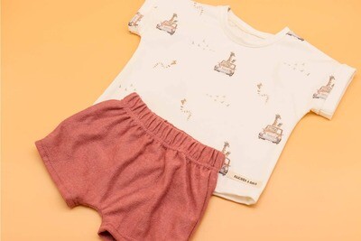 Buscando a Olivia | Shorts rosewood towel fabric (Frotteestoff) 12 months - 4 years - organic cotton - handmade in Spain Buscando a Olivia | Shorts rosewood towel fabric (Frotteestoff) 12 months - 4 years - organic cotton - handmade in Spain
