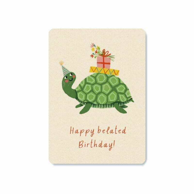 Illu-Ster | Happy belated birthday - Postcard A6