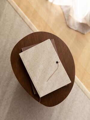 Monk & Anna | Notebook dotted - linen dunes 17 x 24 cm Monk & Anna | Notebook dotted - linen dunes 17 x 24 cm