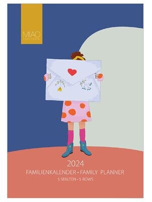 MIAO Papeterie | LAST ONE - Family planner 2024 - Calendar - DIN A4
