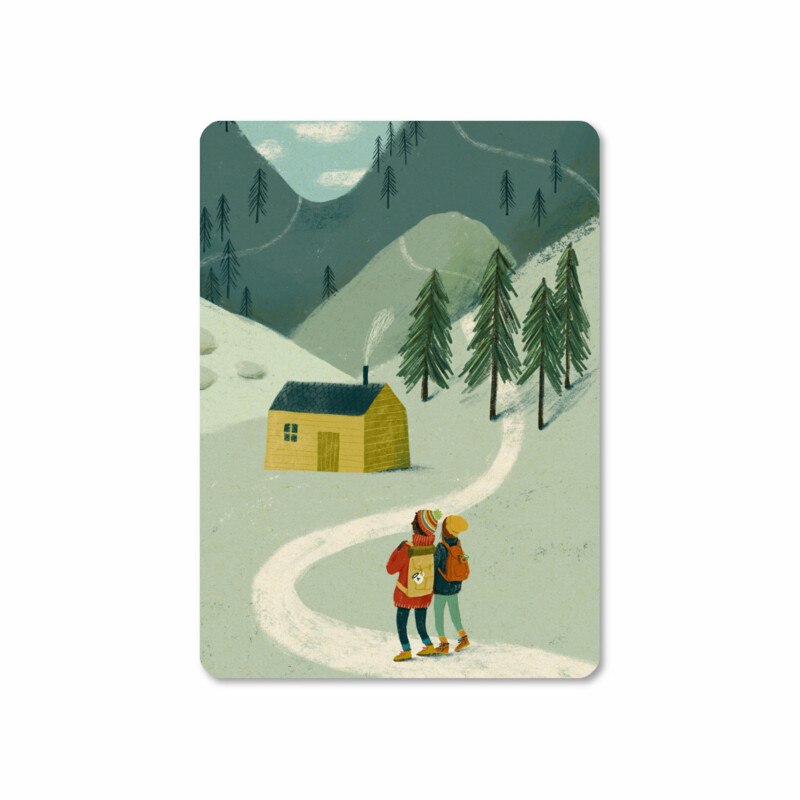 Illu-Ster | The cabin - Postcard A6