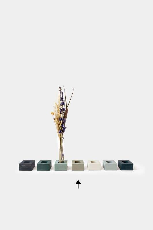 House Raccoon | Helena Vase Small - Olive green - handmade in Belgium