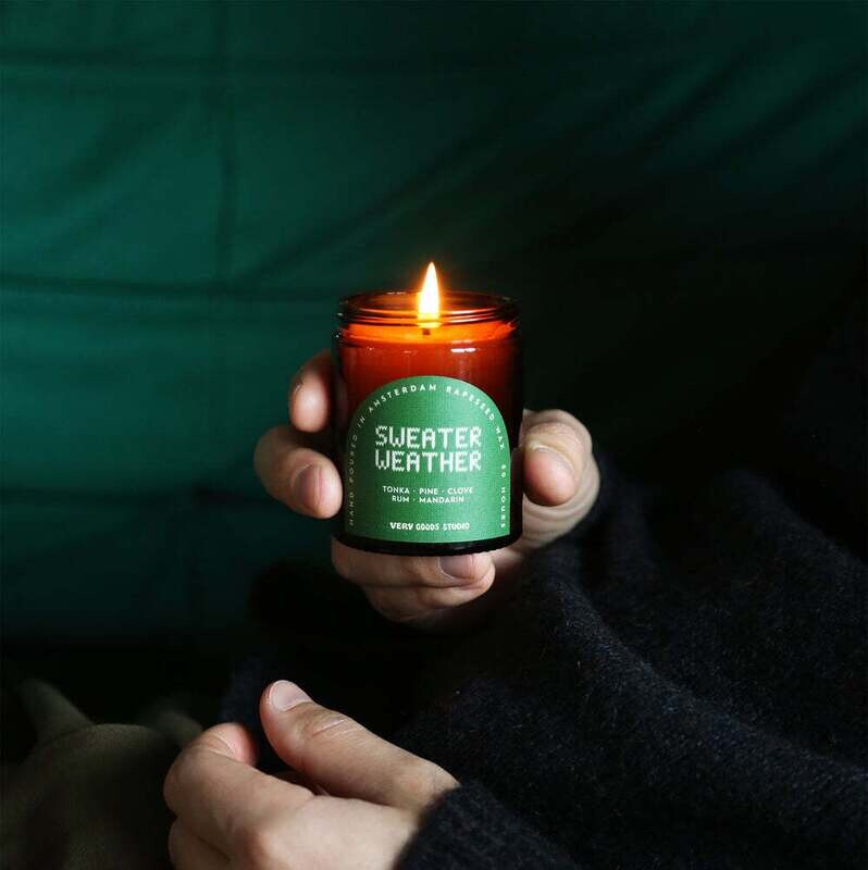 Very goods studio | Rapeseed Candle Sweater Weather - 60ml or 170ml - 15-50 hours burn time (limited edition)