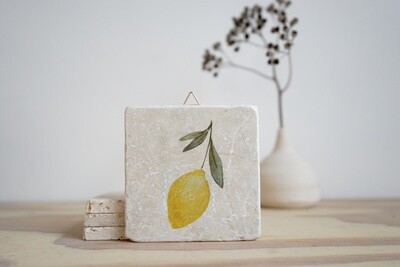 evimstore | Printed Natural Stone Tile - Lemon evimstore | Printed Natural Stone Tile - Lemon