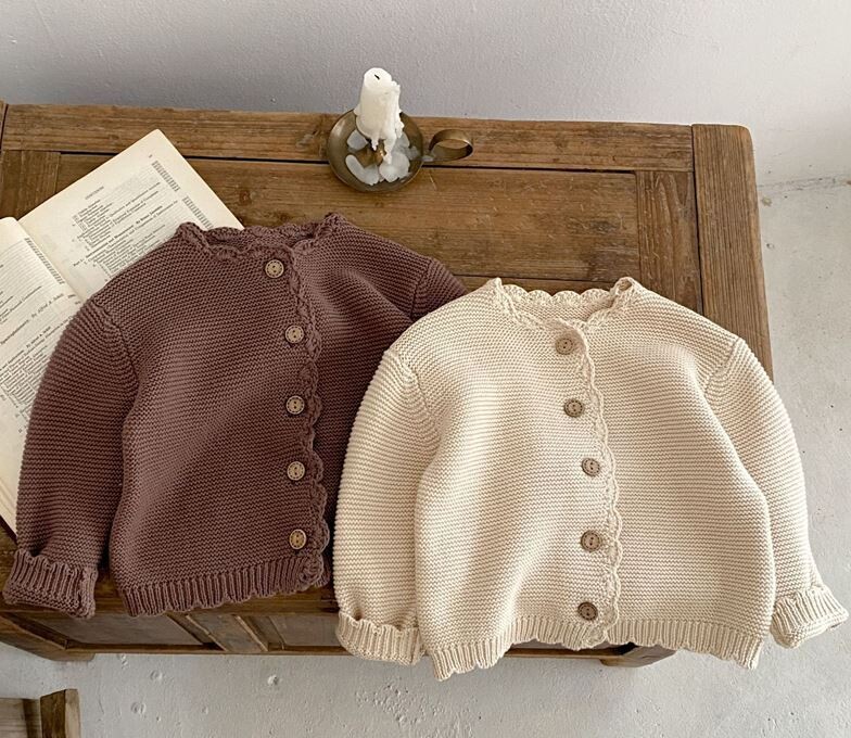 Annie & Charles | Knitted cotton cardigan 1-3 years - cotton OEKO-TEX - made in Austria Annie & Charles | Knitted cotton cardigan 1-3 years - cotton OEKO-TEX - made in Austria
