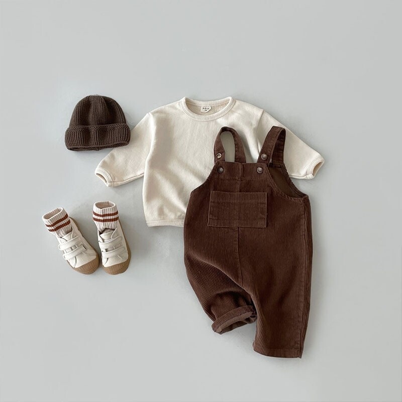 Annie & Charles | Corduroy overalls dark brown - cotton OEKO-TEX - made in Austria Annie & Charles | Corduroy overalls dark brown - cotton OEKO-TEX - made in Austria