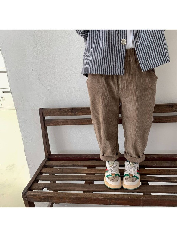 Annie &amp; Charles | LAST ONE in 2-3 years - Brown Corduroy Trousers cotton OEKO-TEX - made in Austria