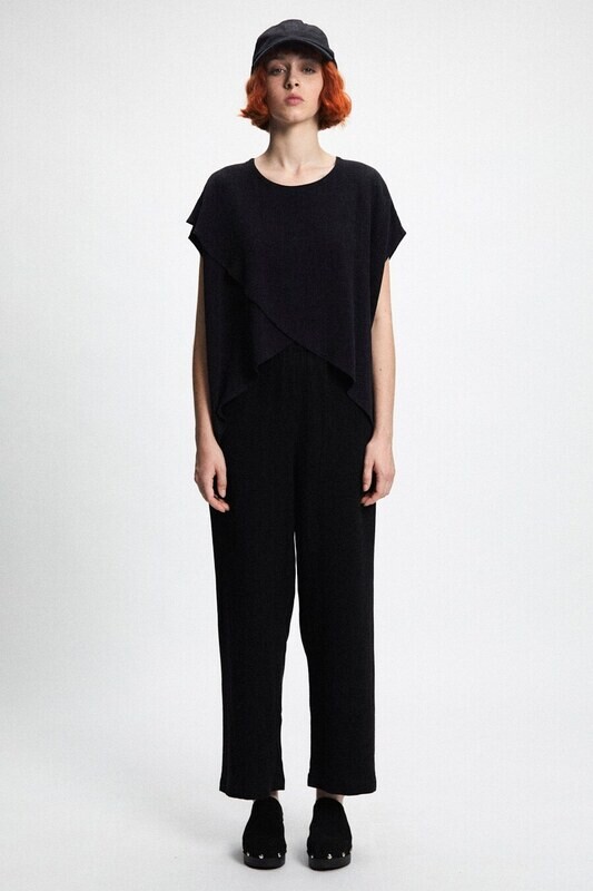 Rita Row | LAST ONE in XS - Tabita pants black - Natural linen & rayon - made in Portugal Rita Row | LAST ONE in XS - Tabita pants black - Natural linen & rayon - made in Portugal