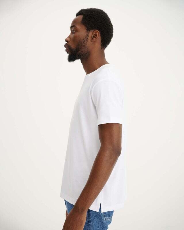 Noyoco | LAST TWO in S &amp; L - Camden Unisex T-shirt lyocell &amp; cotton - white - made in Portugal