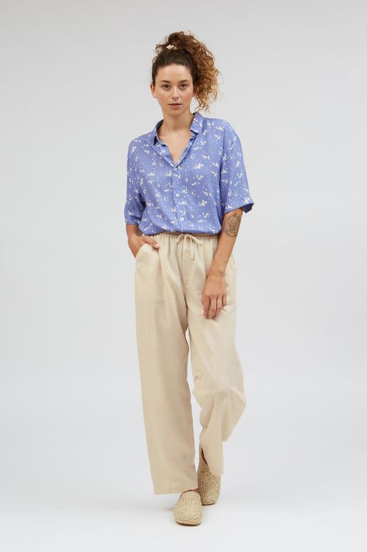 Suite13 | LAST ONE in S - Gomera print shirt cosmos - viscose - unisex free gender Suite13 | LAST ONE in S - Gomera print shirt cosmos - viscose - unisex free gender