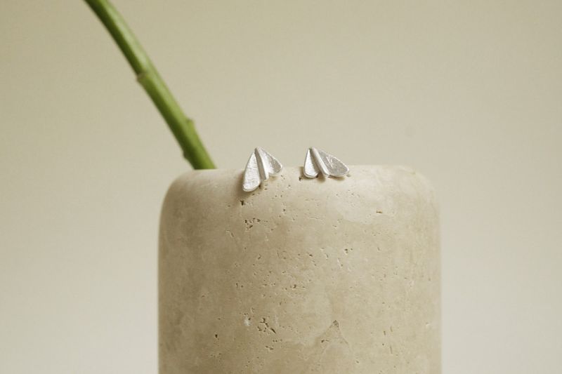 Joidart | Small silver earrings Vol - 925 sterling silver - made in Barcelona