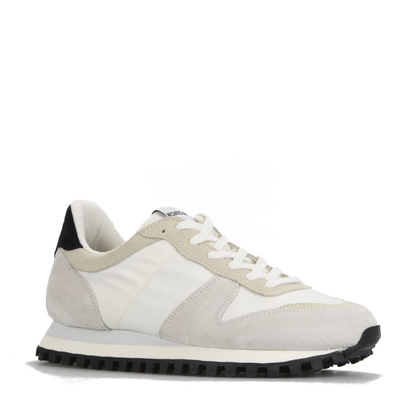 Novesta | LAST TWO in 38 &amp; 42 - Sneaker Marathon Trail - white beige - suede and nylon with natural rubber sole