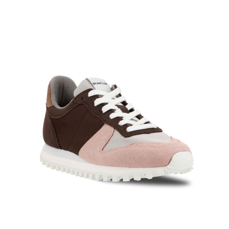 Novesta | LAST ONE in 38 - Sneaker Marathon Trail - ebony nuage - suede and nylon with natural rubber sole
