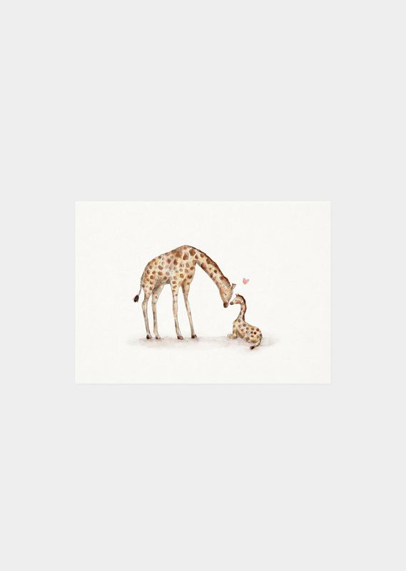 Inkylines | Giraffes - A6 (postcard) Inkylines | Giraffes - A6 (postcard)