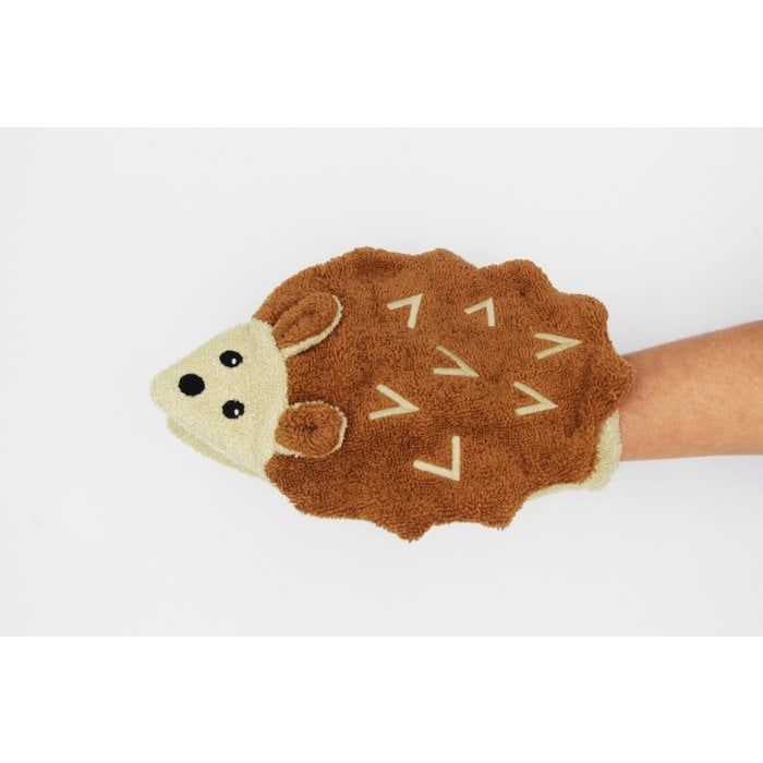 Fürnis | Washcloth large - organic cotton GOTS certified - hedgehog - made in Europe
