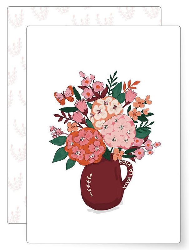 MIAO Papeterie | Flowers - A6 postcard MIAO Papeterie | Flowers - A6 postcard