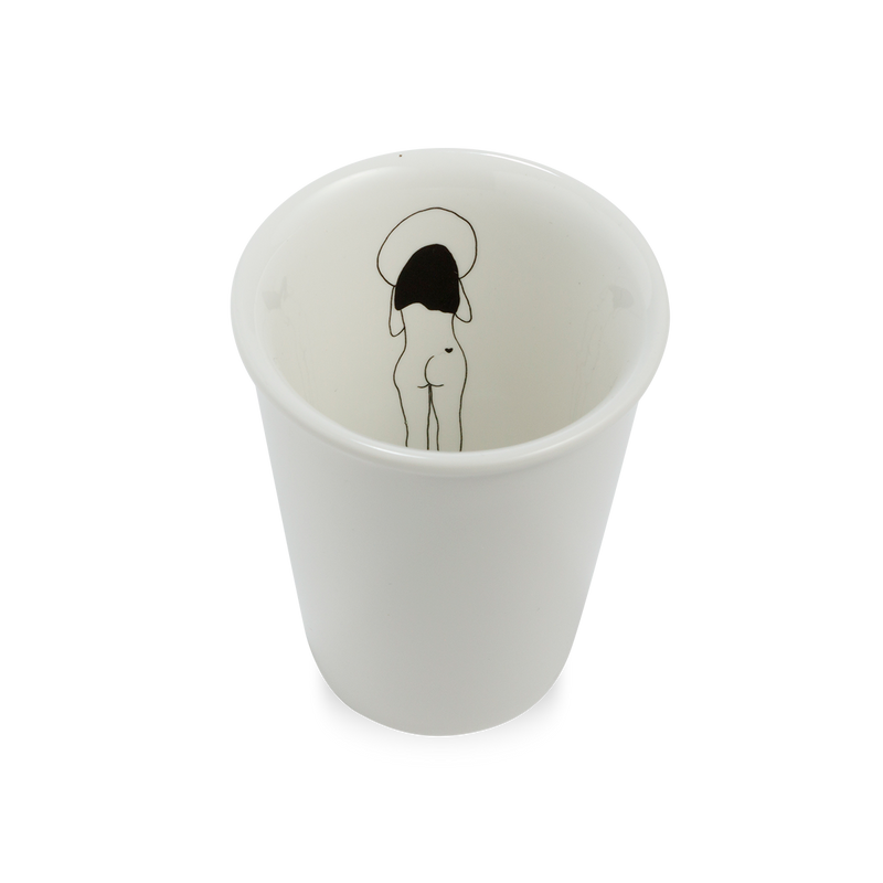 Helen b | Porcelain cup surprise surprise 220ml - designed in Belgium