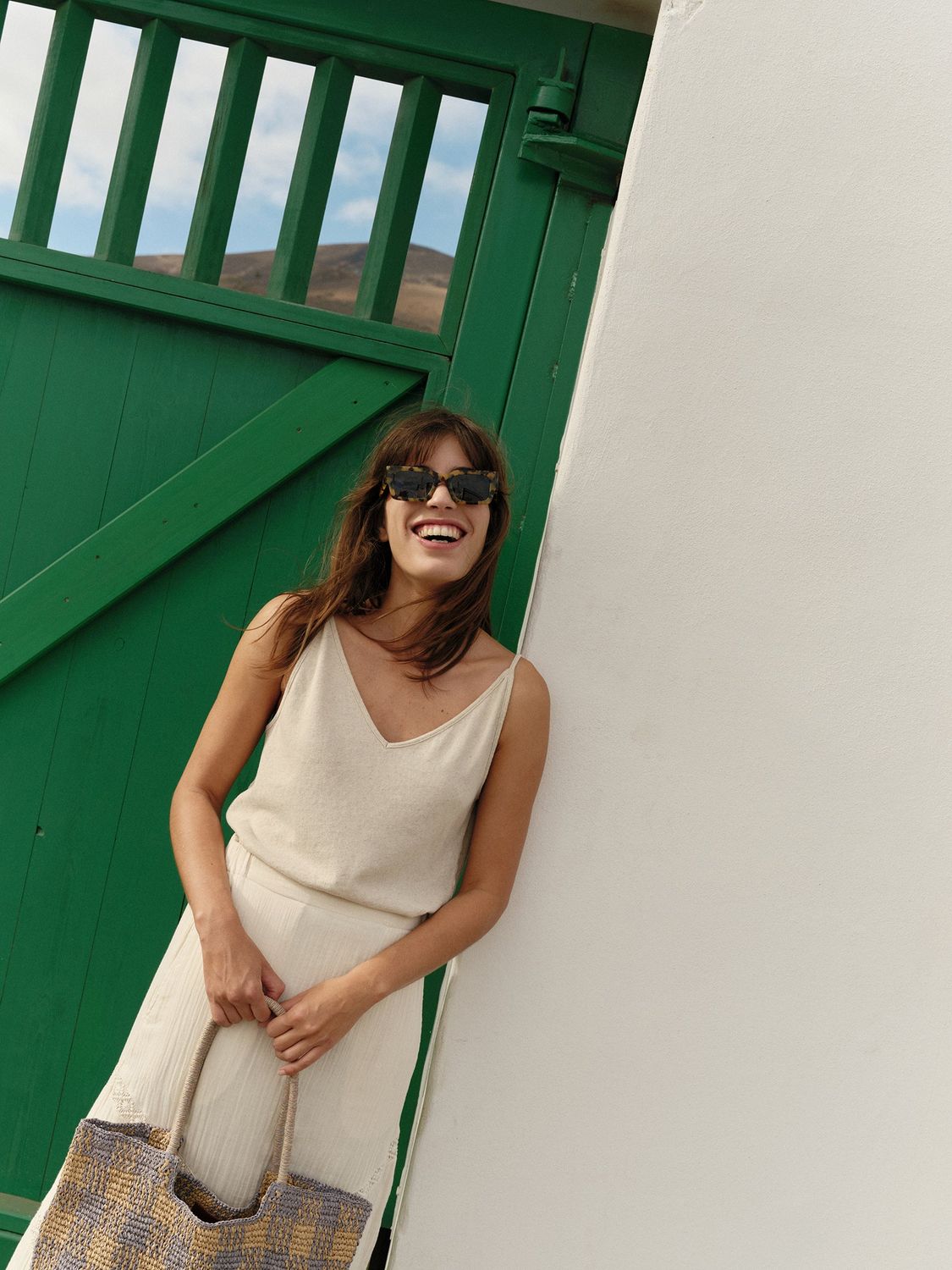 Indi &amp; Cold | LAST TWO in M &amp; L - Tank top natural linen &amp; cotton - made in Spain