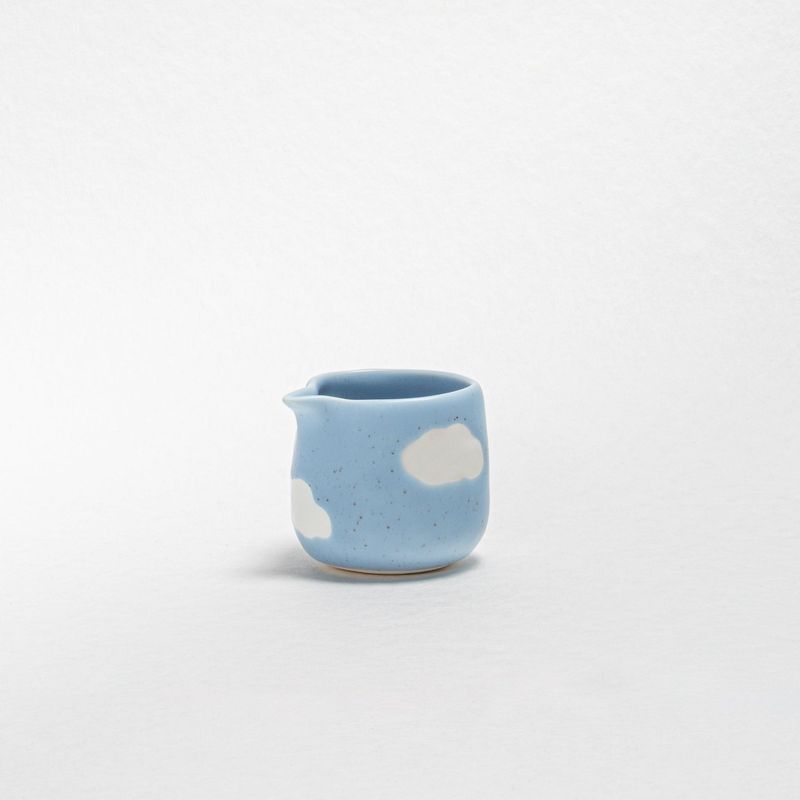 Eggbackhome | Ceramic milk jar- Cloud blue - 110 ml Eggbackhome | Ceramic milk jar- Cloud blue - 110 ml