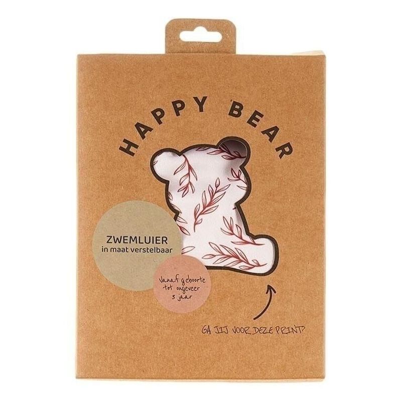 Happy Bear | Washable swim diaper terra leafs - Birth-3 years (4-15kg)