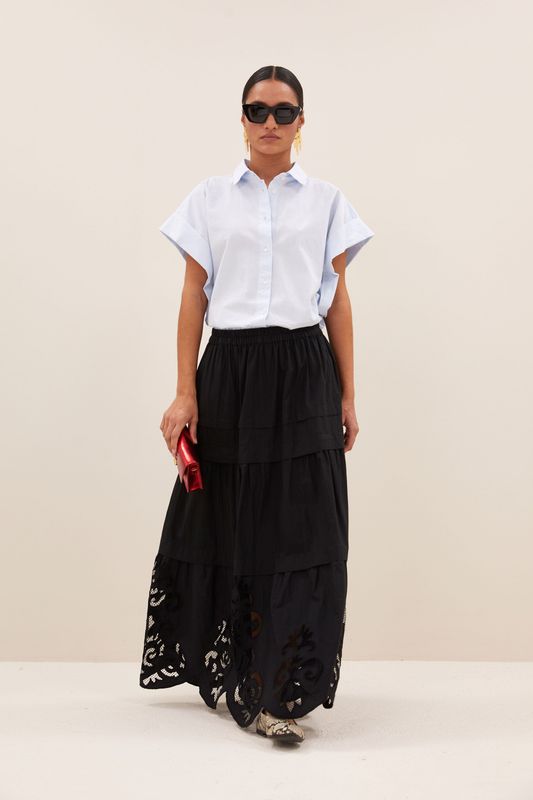 By-Bar| Pixie chambray blouse - 100% organic cotton - made in Portugal