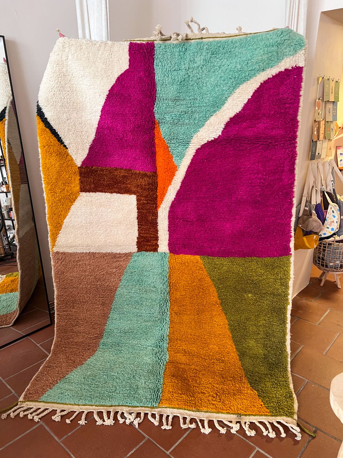 Olá Lindeza | Azilal Sheep wool rug 250 x 200 cm - Handmade in Morocco