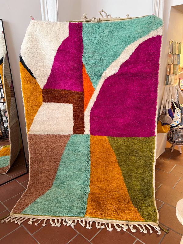 Olá Lindeza | Azilal Sheep wool rug 250 x 200 cm - Handmade in Morocco