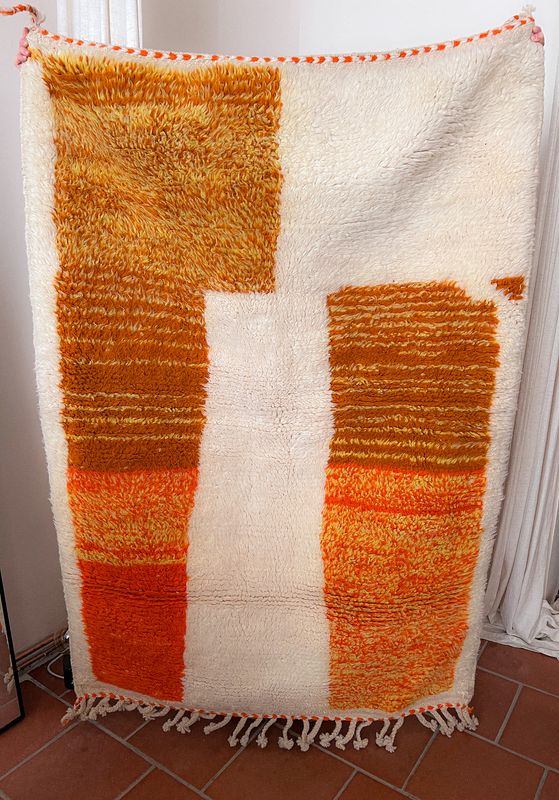 Olá Lindeza | Moroccan berber rug 180 x 125 cm - sheep wool terracotta