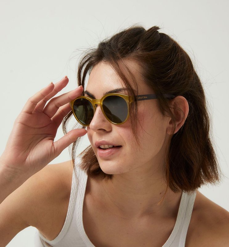 Parafina | Costa lime polarized sunglasses UV400 - organic bamboo & 100% recycled pet Parafina | Costa lime polarized sunglasses UV400 - organic bamboo & 100% recycled pet